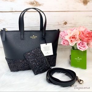 Kate Spade set Greta Court Ina Black Bag graham
